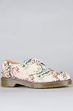 Dr. Martens The 1461 3-Eye Needlepoint Shoe in Beige Floral Tapestry - Shoes for Women