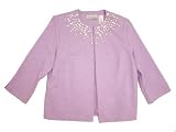 Alfred Dunner Silver Spring 3/4 Sleeve Open Front Blazer