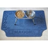 Scroll Personalized Pet Placemat, LIGHT GREEN