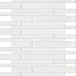 Xen Cystal White Glass Mosaic Tiles For Kitchen Bathroom Backsplash, Shower Walls - Price per tile