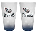 Tennessee Titans Frosted Pint Glass (16-Ounce, Set of 2)