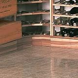 Tool-Free Redwood Wine Rack Kit - Curved Moldings