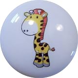 Giraffe Cute Baby Ceramic Cabinet Drawer Pull Knob
