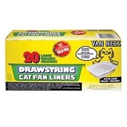 Van Ness Drawstring Cat Pan Liners - 20 pk