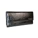 Kenneth Cole Leather Trifold Clutch Bag Wallet (Black)