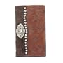 American West Round Up Address Book/ Checkbook Cov-Brown