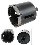 uxcell　ダイヤモンドコアドリルビット　ドリルマシン　　ブラックカラー　ダイヤモンド粒子