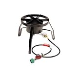 Bayou Classics High Pressure Outdoor Gas Cooker w/ Full Windscreen