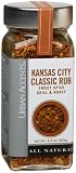 Urban Accents Kansas City Classic Rub, 2.9-Ounce Bottles (Pack of 6)