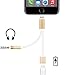 IPhone 7 / 7 Plus 2 in 1 Lightning Charging Port Extension Cable 3.5mm Headphone Adapter and for Apple Devices Converter and Audio Jack,No Music Control, Not Suitable for IOS10.3 System