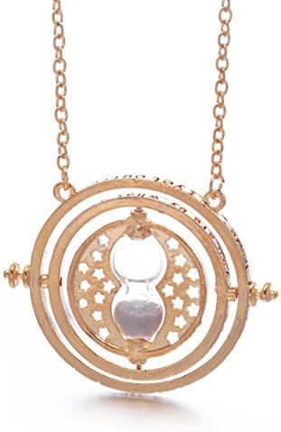 LORZ Harry Potter Hermione 18k Gold TIME TURNER NECKLACE Noble Wizard World US SELLER