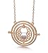 LORZ Harry Potter Hermione 18k Gold TIME TURNER NECKLACE Noble Wizard World US SELLER