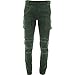 Kayden K - Men's Rips Front Cargo Pocket Pants - Olive
