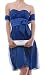 DENA Sparkling Pleated Sash Tube Dress W/Scarf