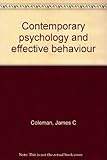 Contemporary psychology and effective behaviour
