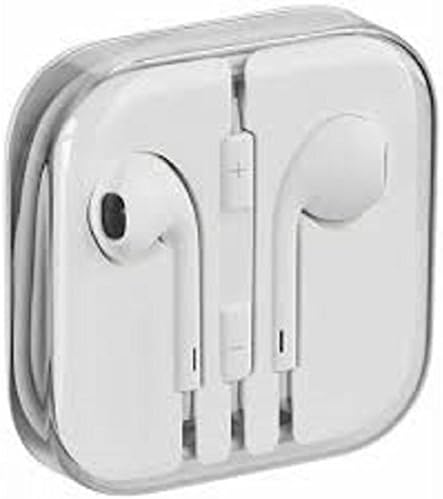 Earpods Remote Volume and Mic for All Smart Phone 6S/6S Plus, 6/6 plus/5C/5S/5/5G/4/4S/3GS and all other phones, Samsung, Android/MP3 Player/PC/audio devices With 3.5mm audio jack.