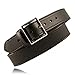 Boston Leather 6505ST-1-36 Black Plain 1.75" Stitched Garrison Belt