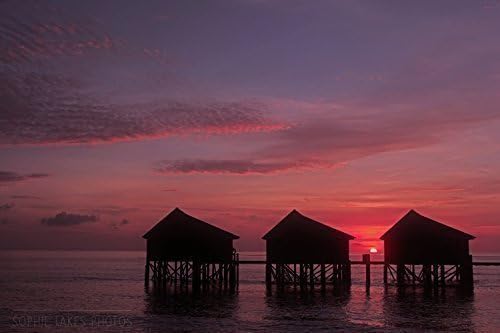Art Photography - 'Sunrise Over Water' - Ocean Fine Art Nature and Landscape Photography Print by Sophie Takes Photos