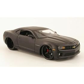 Chevrolet Camaro SS, mattblack/black, 2010, Model Car, Ready-made, Jada 1:18