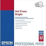 Epson S042333 - Hot Press Bright Fine Art Paper, 17