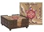 Set of Four Indian Turtle Coasters with holder - Style WIMP10R