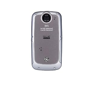 Click here to buy GE DV1-GG Waterproof Shockproof 1080P Pocket Video Camera (Graphite Gray) by GE.