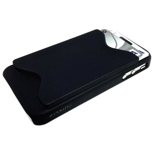 Sonix Pocket Credit Card Case for iPhone 4 (Black) (Fits AT&T iPhone)