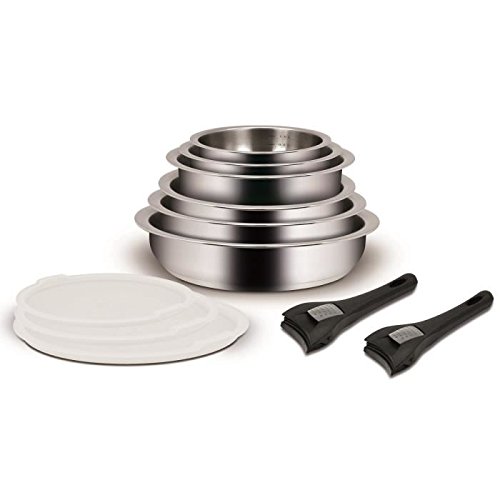 Best Price For Cookware 11Â pieces + Removable Handle 18/10Â Stainless