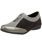 Drew Shoe Women's Keena Oxford,Black/Grey/Pewter,6.5 M US