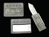 Marine Belt Buckle & Knife MC1003