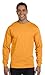 Hanes Men's Long-Sleeve Crewneck Beefy T-Shirt, GOLD, XX-Large