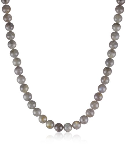 Antonio Bocceri Damen-Collier Kugel Sterlingsilber 925 Labradorit grau 45 cm HEJNL9092 Preisvergleich