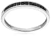 10k Choice of White or Yellow Gold Black Diamond Channel Set Band (1/4 cttw), Size 7