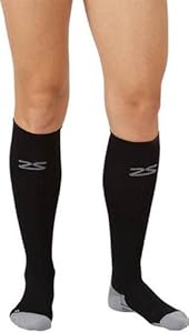 Zensah Athletic Performance Compression Socks - Black, Small