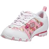 Skechers Girls Girls' Bikers- Soiree White / Pink 1 UK Regular