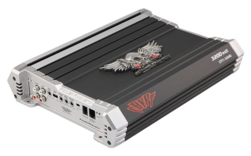 Power Acoustik CPT1-3200D Mono Block 3200 Watt 1 Ohm Stable Class D with Dash Mount Remote Gain Control, Phase Switch and Selectable 45Hz Bass Boost On Sale