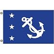 US YACHT - PAST COMMODORE 12in x 18in Flag US YACHT - PAST COMMODORE 12in x 18in Flag
