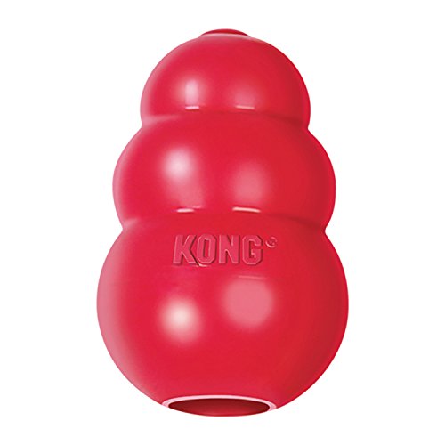 Kong classic dog toy, medium, red