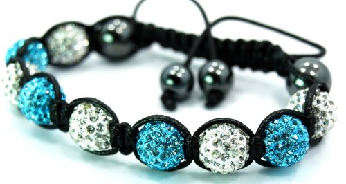 Click here for more Crystal Shamballa style Bracelet by ProJewelry