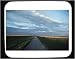 Decorated Mouse Pad with country, Alberta, horizon, rural, scenic, road, nobody, scenery, Canada, transportation, day, outdoor, freedom, sky, dirt road, clouds, scenic route, JI-23387308