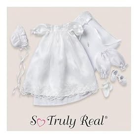 So Truly Real Baby Doll Clothing: Christening Ensemble by The Ashton-Drake Galleries