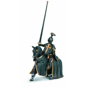  Schleich Black Knight on Horse