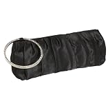 J. Furmani Satin Evening Bag with Bracelet Wristlet