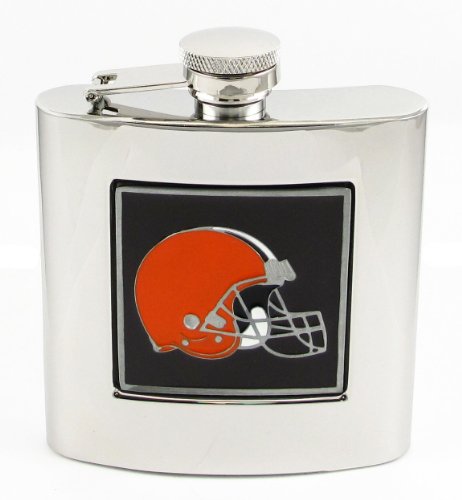 Cleveland Browns - NFL Stainless Steel Hip Flask