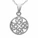 Sterling Silver Round Celtic Necklace