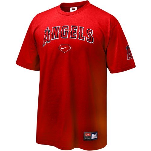 Nike Los Angeles Angels of Anaheim Red Practice T-shirt