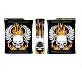Flaming Skull Skin for Xbox 360 Console