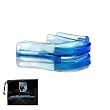 Brain-Pad LoPRO FEMALE Strapless Mouthguard - JUNIOR - Blue/Clear