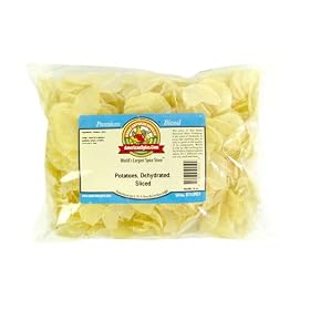 Potatoes, Dehydrated, Sliced, Bulk, 16 oz