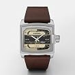 Diesel #DZ1464 Men's Leather Band Rectangular Analog Watch